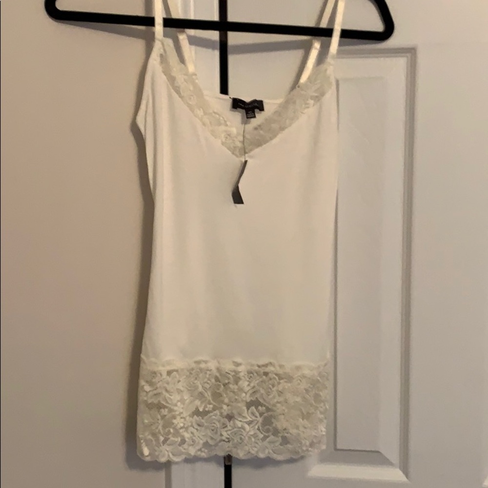 The Limited cream lacey tank - new!